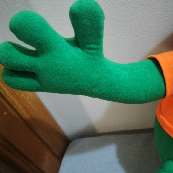 Vintage 1998 BULL FROGG Frog Interactive Talking Plush Large Toy by Ohio Art - Picture 7 of 8